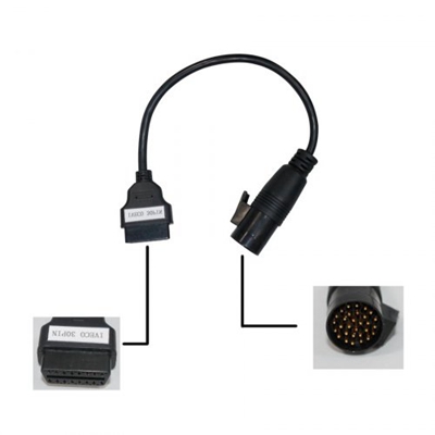 Iveco 30 Pin to 16pin Cable Iveco 30pin Male to OBD2 16pin Diagn